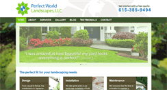 Desktop Screenshot of perfectworldlandscapes.com
